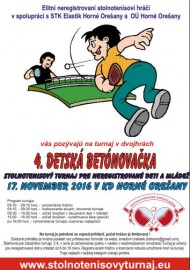 4. Detský stolnotenisový turnaj