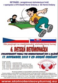 6. Detský stolnotenisový turnaj