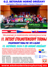 11. Detský stolnotenisový turnaj